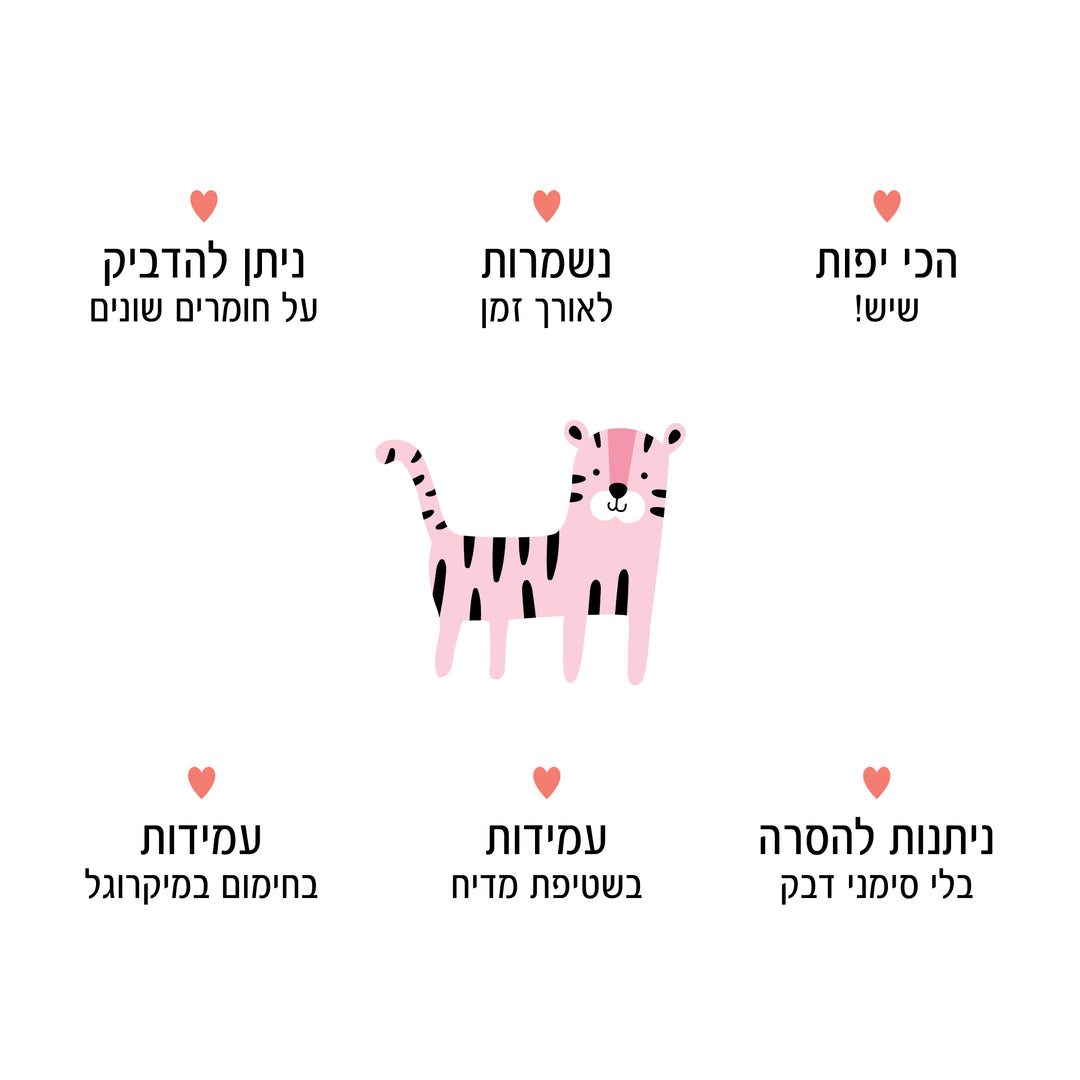 מדבקות שם פנתרה