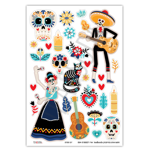 Planner stickers set - Day of the dead