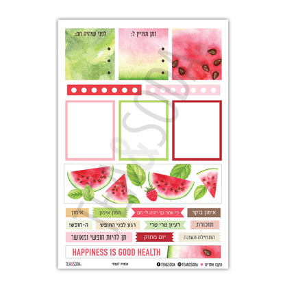 Planner stickers set - Watermelon