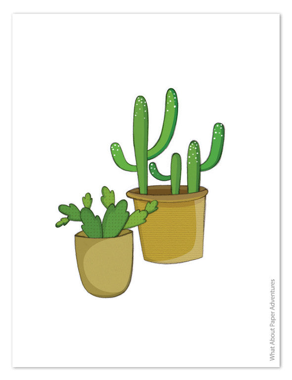 4 Cactus prints